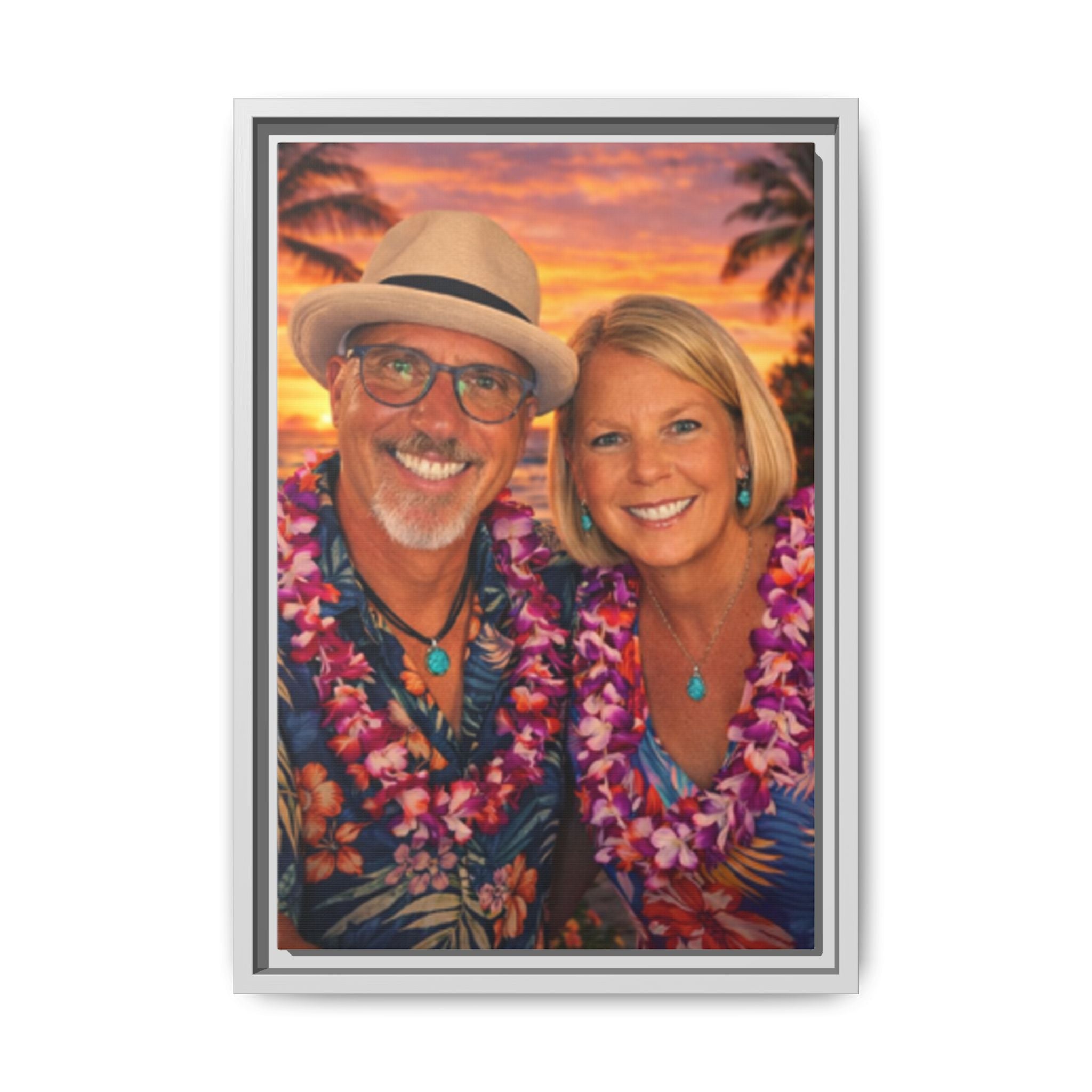 Make Your Own Framed Matte Canvas — Personalized Portrait