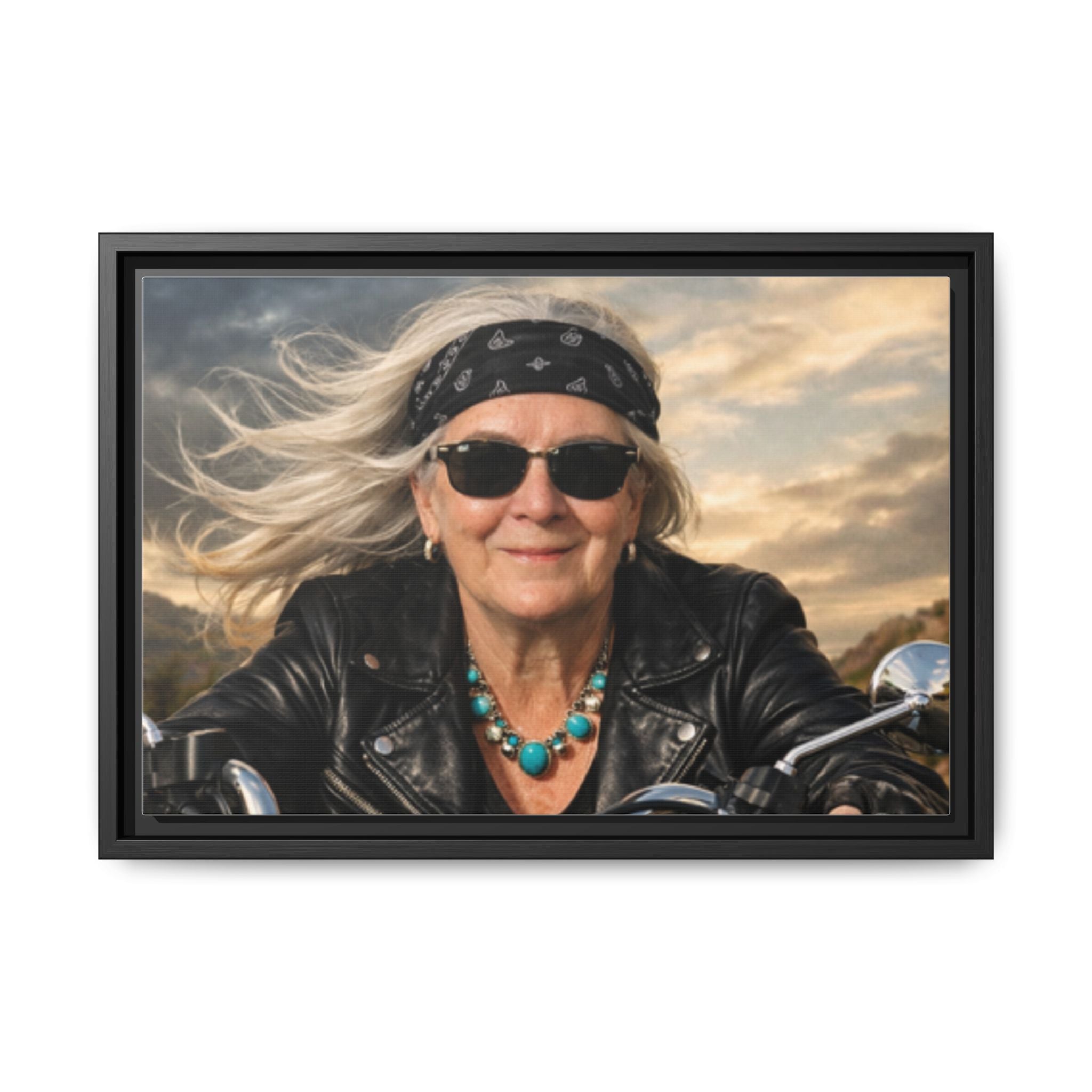 Make Your Own Framed Matte Canvas — Personalized Portrait