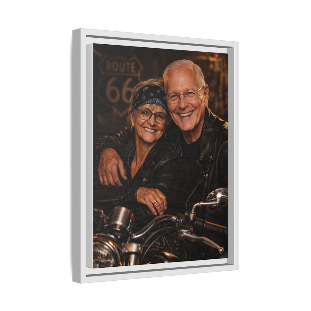 Make Your Own Framed Matte Canvas — Personalized Portrait