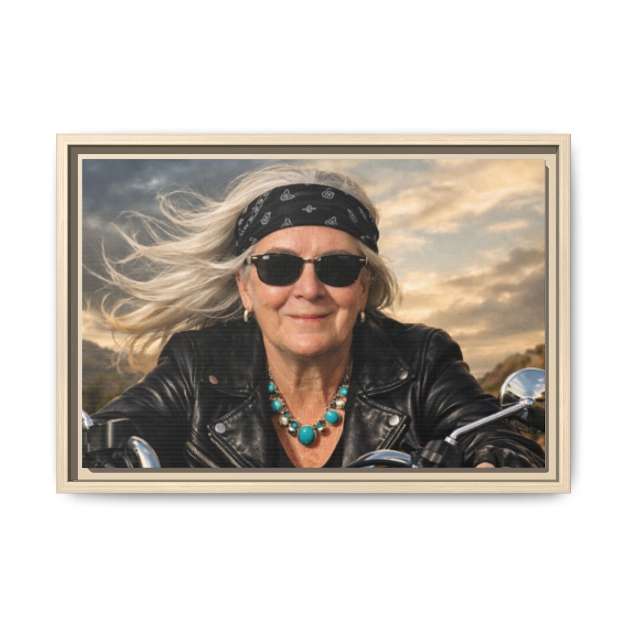 Make Your Own Framed Matte Canvas — Personalized Portrait