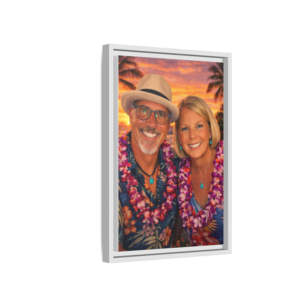 Make Your Own Framed Matte Canvas — Personalized Portrait