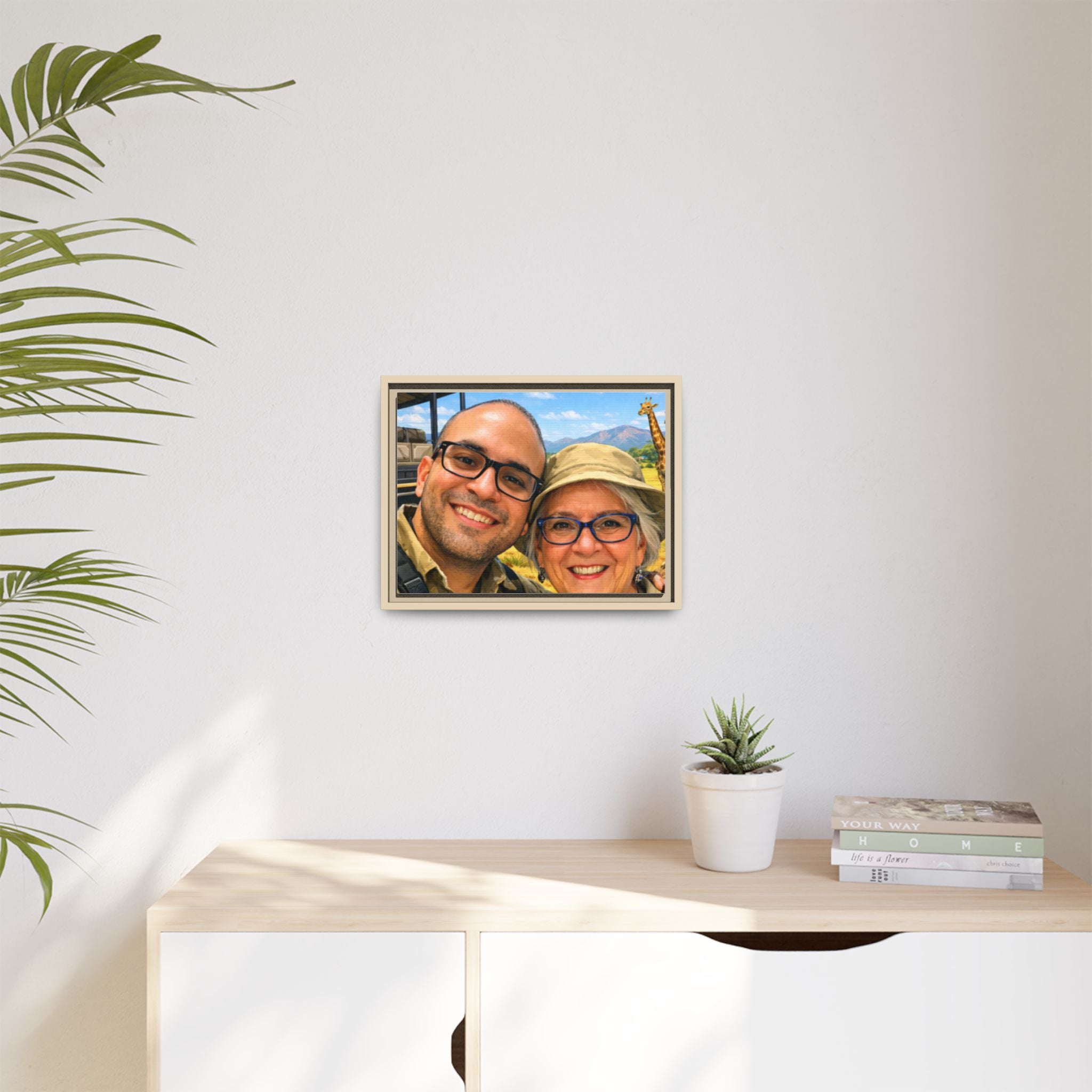 Make Your Own Framed Matte Canvas — Personalized Portrait