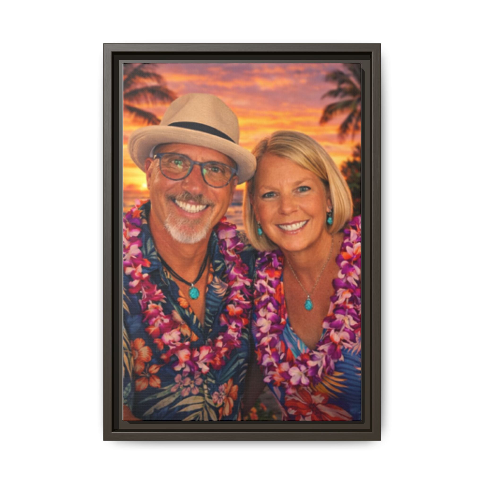 Make Your Own Framed Matte Canvas — Personalized Portrait