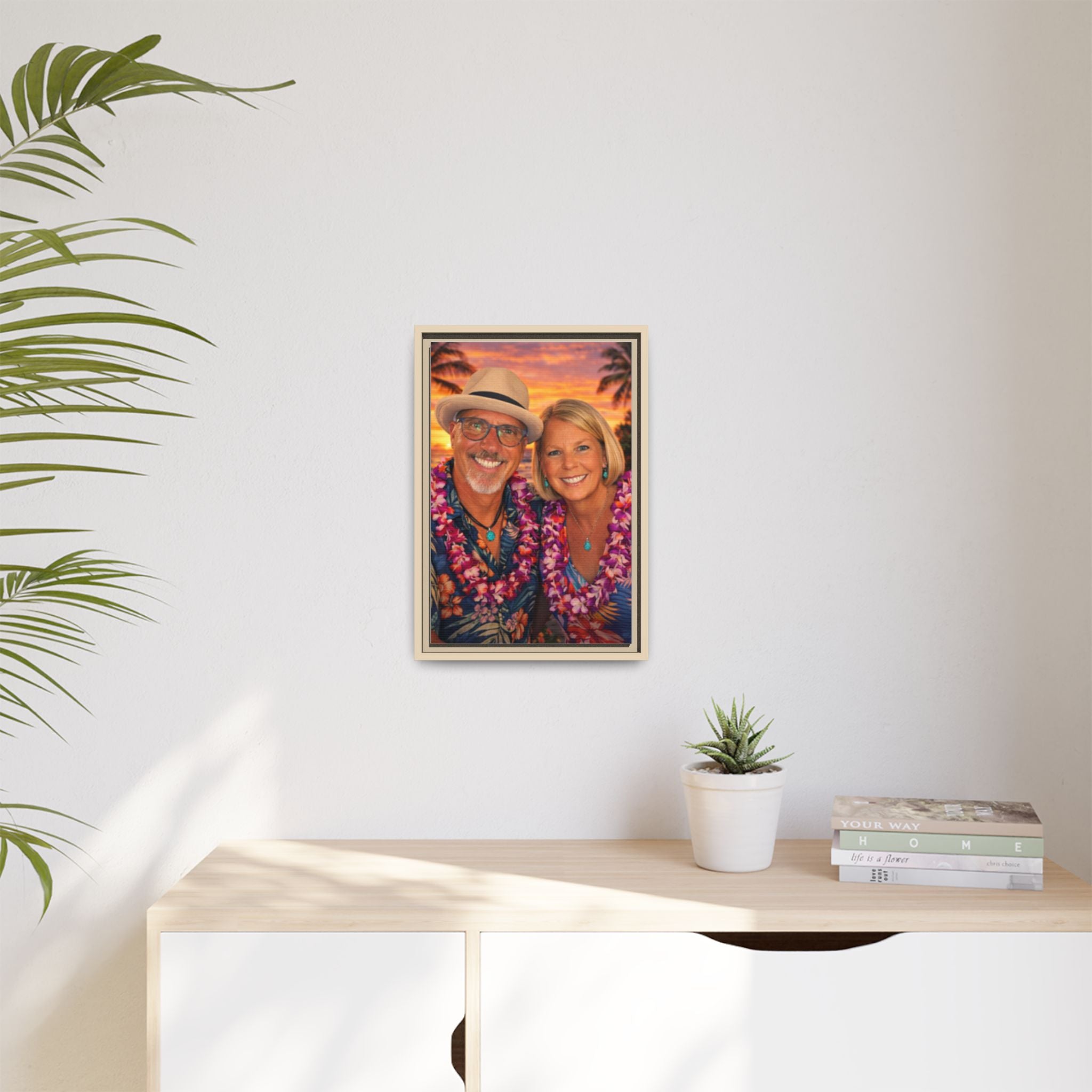 Make Your Own Framed Matte Canvas — Personalized Portrait